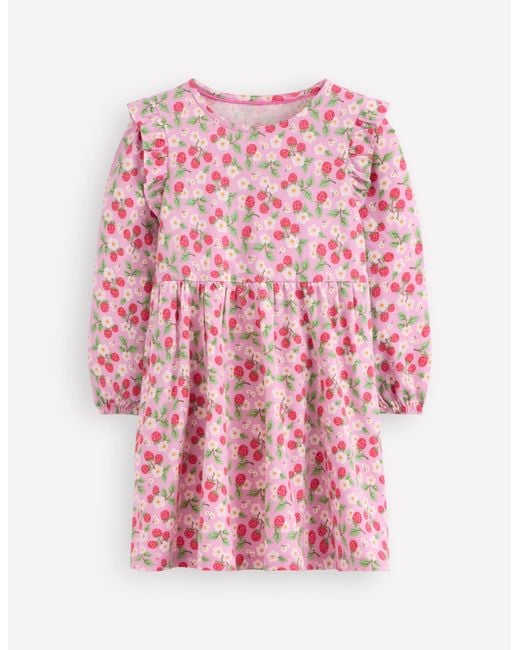 Robe Posie À Manches Longues En Jersey-Baies Vintage Lavande Doux Boden en coloris Pink