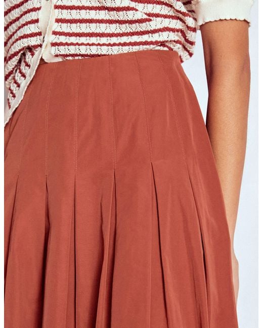 Boden Red Valentina Taft-Midirock
