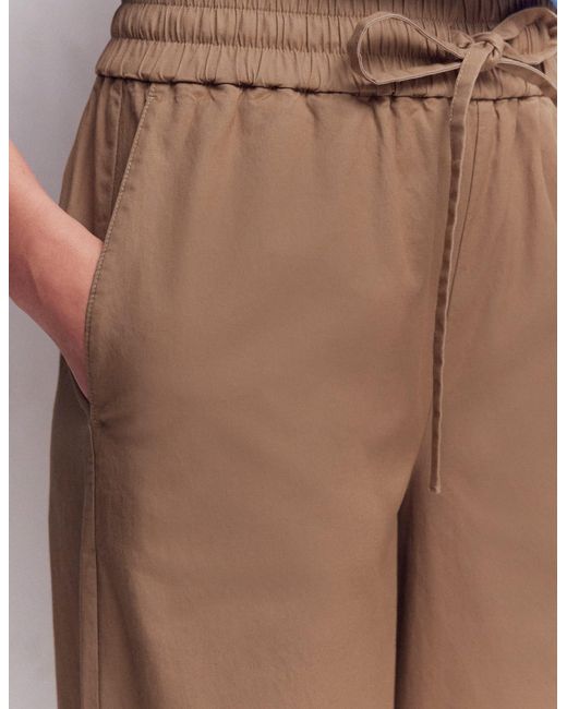Boden Blue Greenwich Tie Waist Trousers