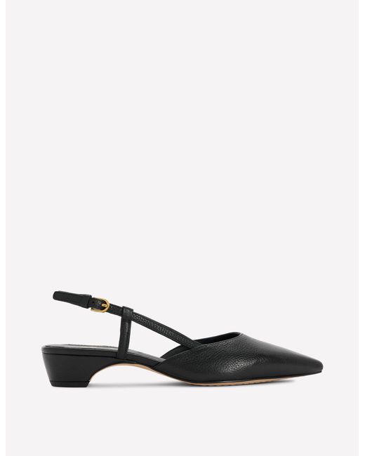 Boden White Mini Block Sling Backs
