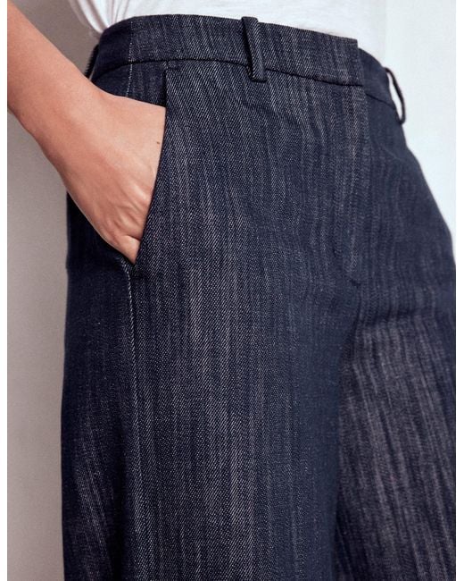 Boden Blue Belgravia Twill Trousers