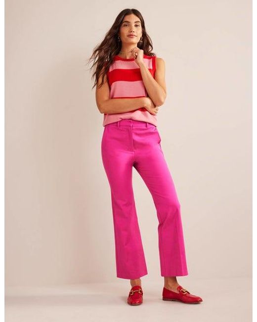 Pantalon chelsea en bi-stretch Boden en coloris Pink