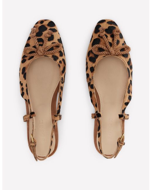 Boden Brown Easy Slingback Flats