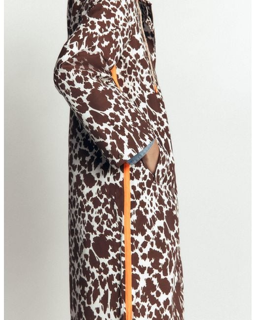 Boden Blue Longline Raincoat