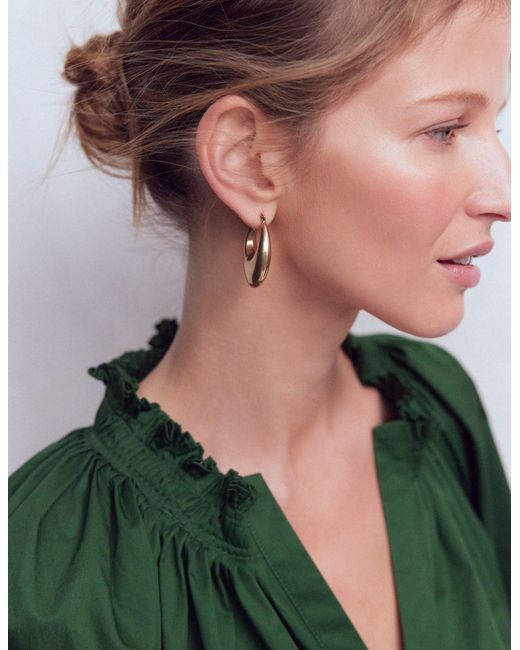 Boden Natural Chunky Curve Hoops