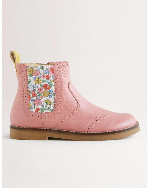 Boden Pink Chelsea Boots Girls