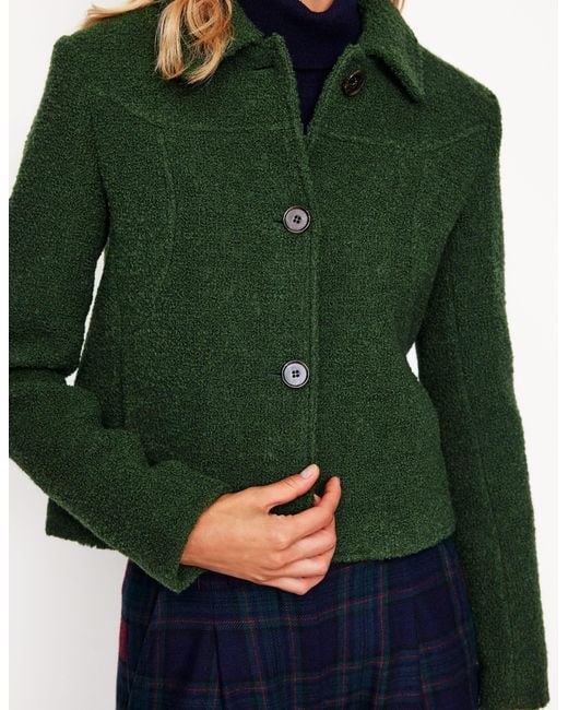 Boden Green Oxford Boucle Jacket