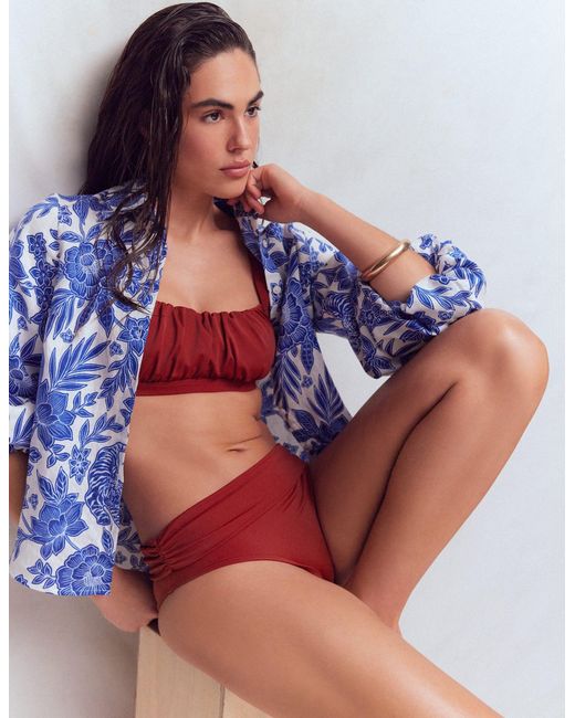 Boden Red Skiathos Bikini Top