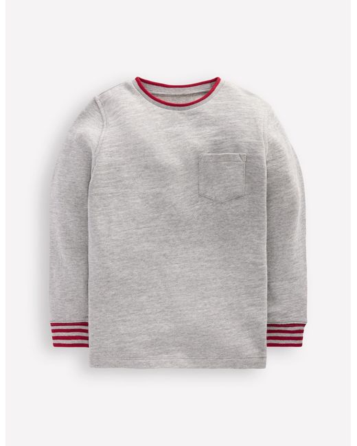 T-Shirt Semi-Épais Cosy-Gris Chiné Boden pour homme en coloris Gray