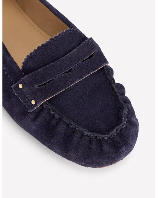 Boden Blue Classic Penny Loafers