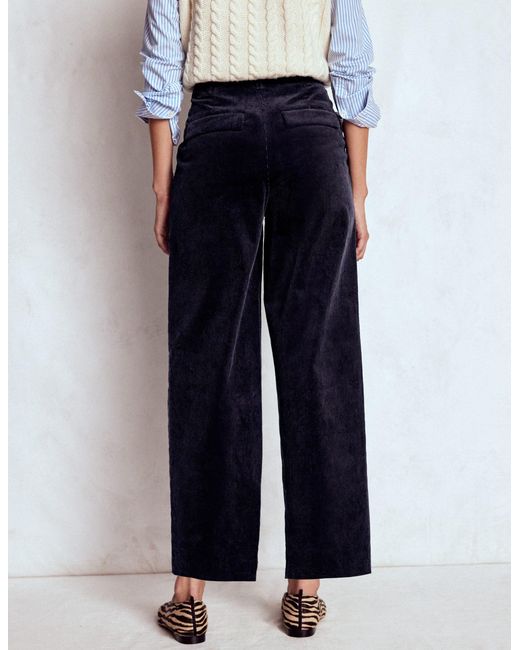 Boden White Bloomsbury Cord Trousers