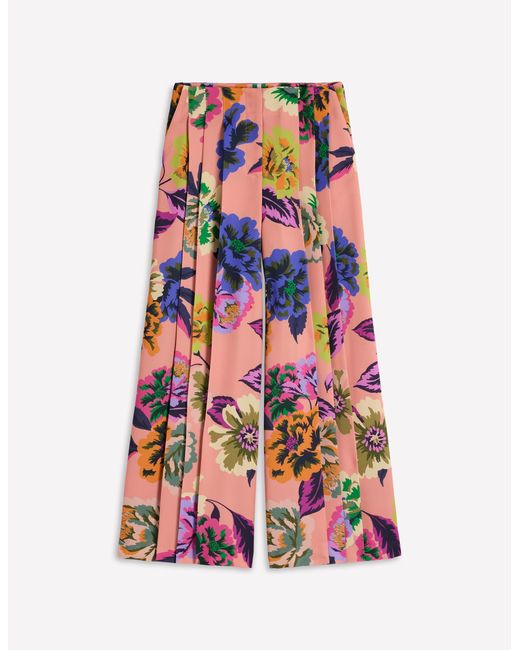Boden White Regent Wide Leg Trousers