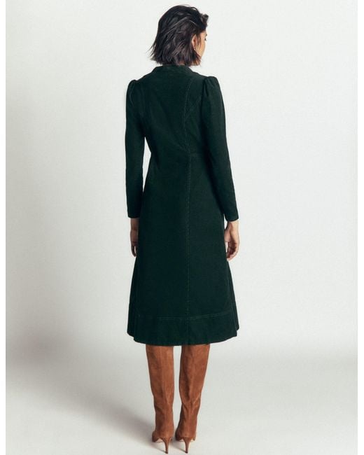 Boden Blue Una Cord Midi Dress