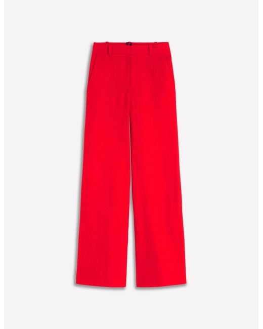 Boden Brown Belgravia Linen Trousers