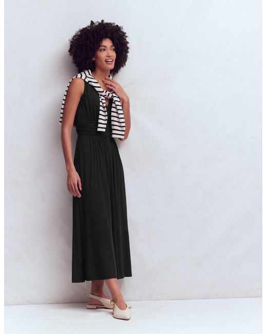 Boden Black Elodie Jersey Maxi Dress