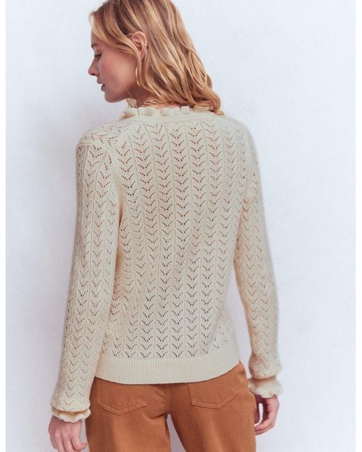 Boden Multicolor Eloise Frill Henley Jumper