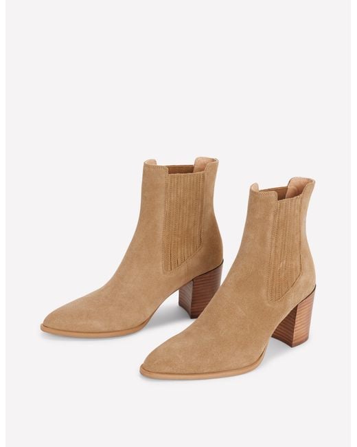 Boden Brown Point Casual Ankle Boots Tobacco