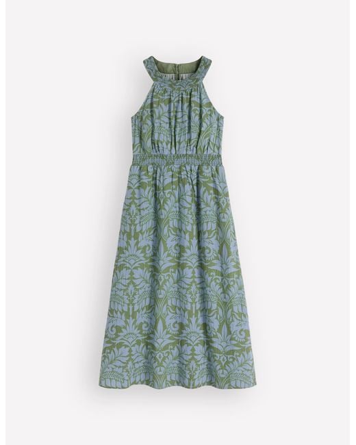 Boden Green Daphne Double Cloth Dress