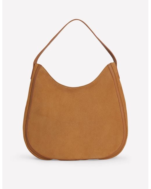 Boden Blue Suede Hobo Bag