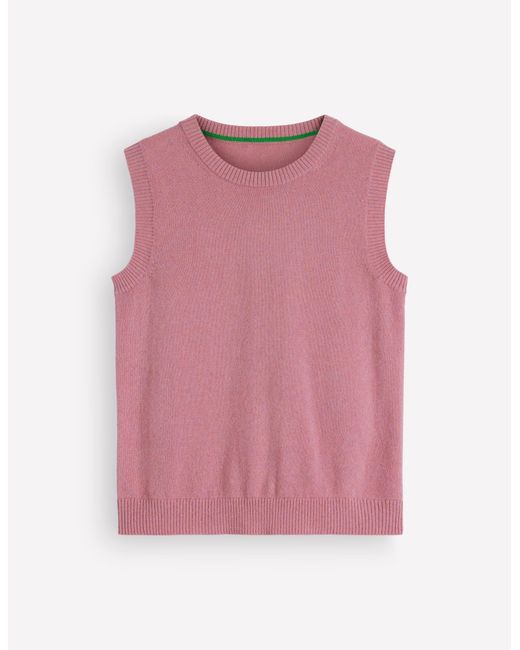 Boden Red Elsie Cashmere Tank