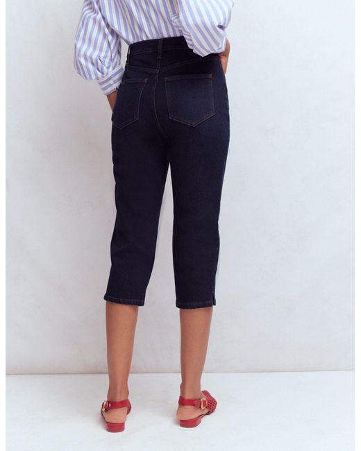 Boden Red 5-Pocket Capri Jeans
