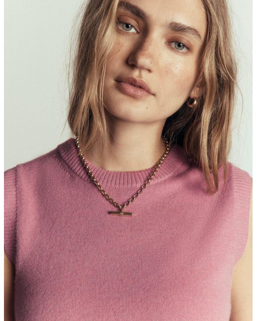 Boden Red Elsie Cashmere Tank