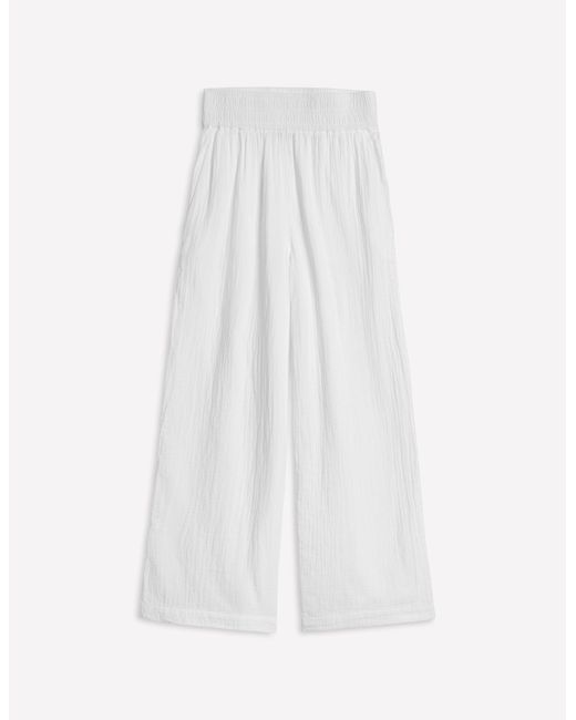 Boden Pink Cropped Double Cloth Pants