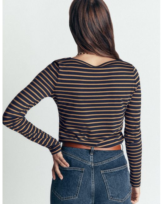 Boden Green Square Neck Long Sleeve