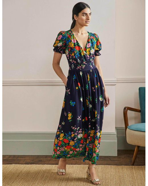 Boden Tessa Maxi Dress French , Garden Blooms in Blue | Lyst UK