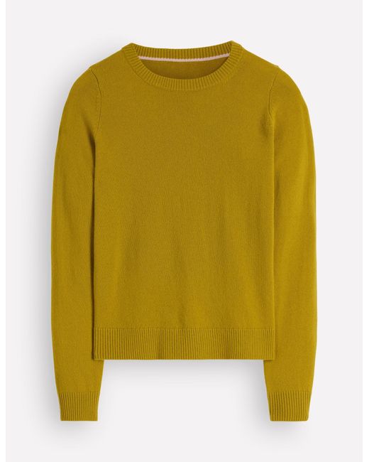 Boden Blue Elsie Cashmere Crew Jumper
