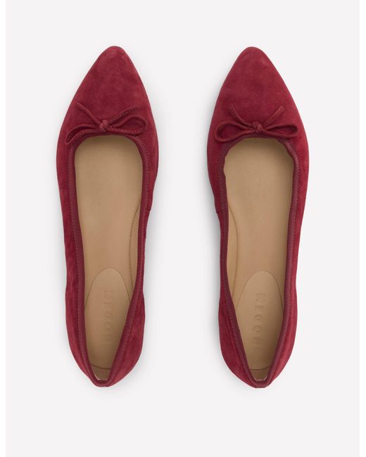 Boden Red Point Flexi Sole Flats