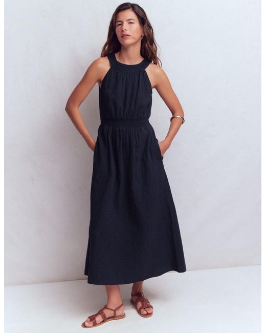 Boden Blue Daphne Double Cloth Dress