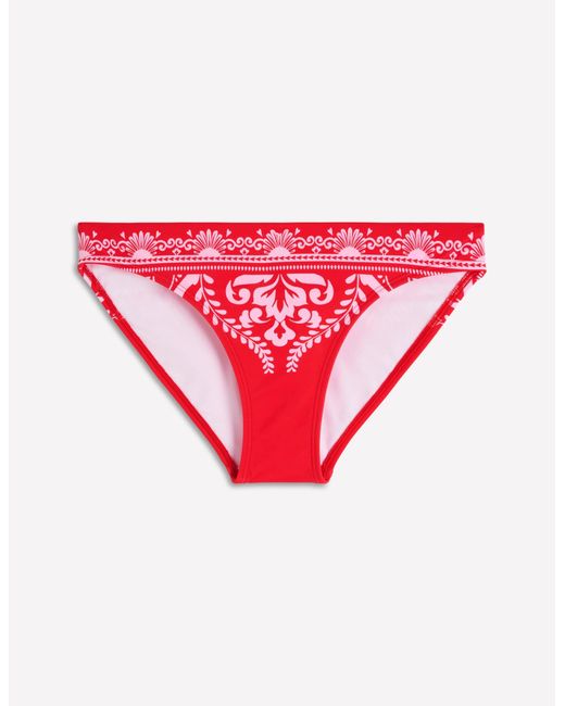 Boden Red Porto Bikini Bottoms