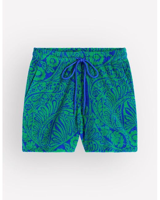 Boden Blue Islington Towelling Shorts