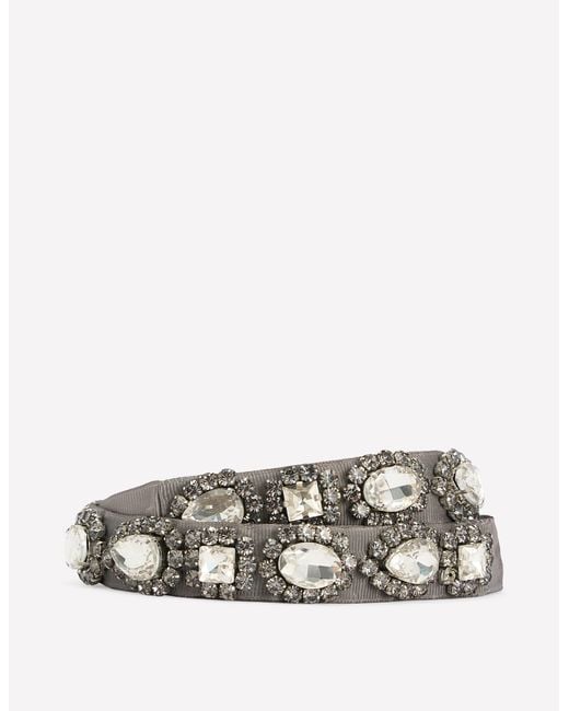 Boden Gray Embellished Belt