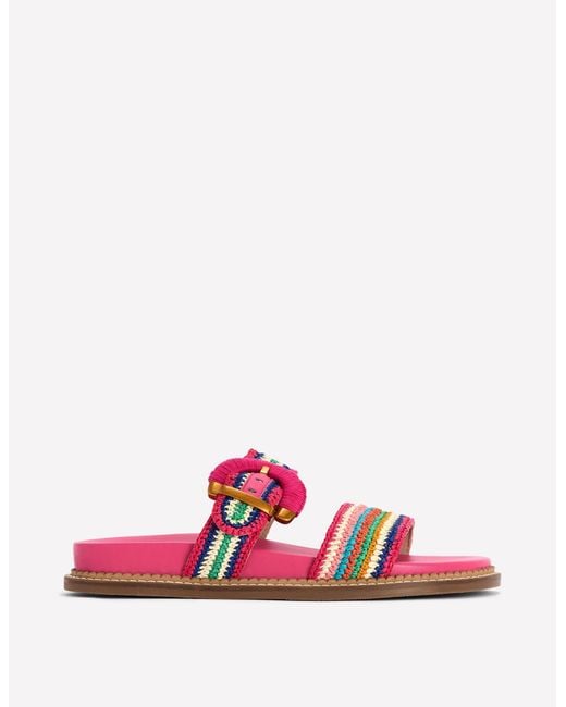 Boden Pink Caryl Double Strap Sandals