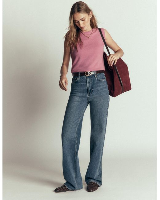 Boden Red Elsie Cashmere Tank