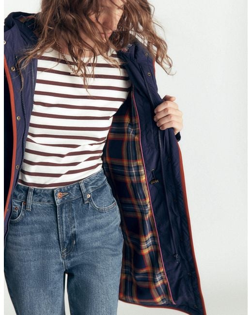 Boden Blue Quilted 4-In-1 Parka