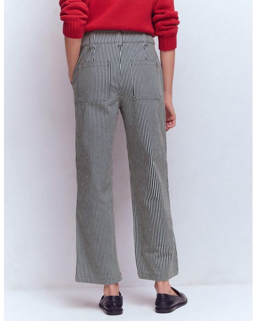 Boden Red Straight Leg Chino Trousers