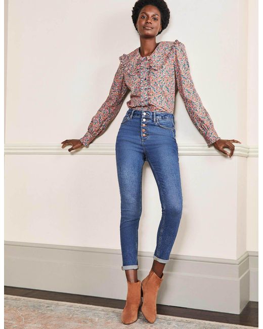 Skinny jeans sale button fly