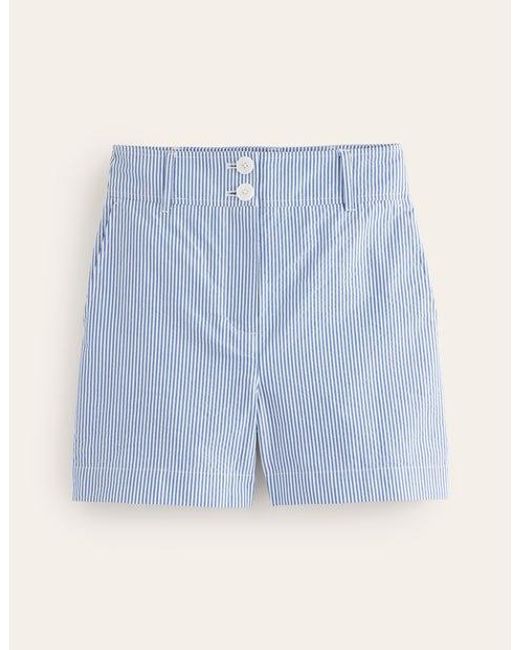 Boden Blue Westbourne Textured Shorts