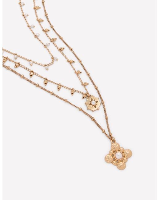 Boden White Layering Necklace