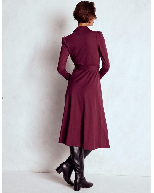 Boden Imogen Collared Jersey Dress