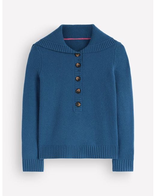 Boden Green Marta Merino Wool Sailor Top