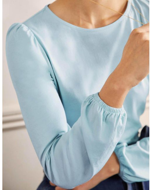 Boden Cotton Supersoft Long Sleeve Top 