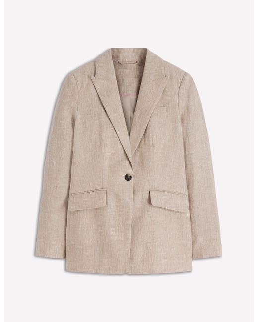 Boden Multicolor Woodbridge Linen Blazer-Amphora, Chambray