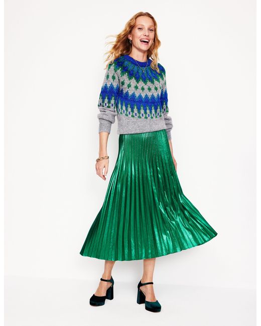 Boden Green Camilla Midirock