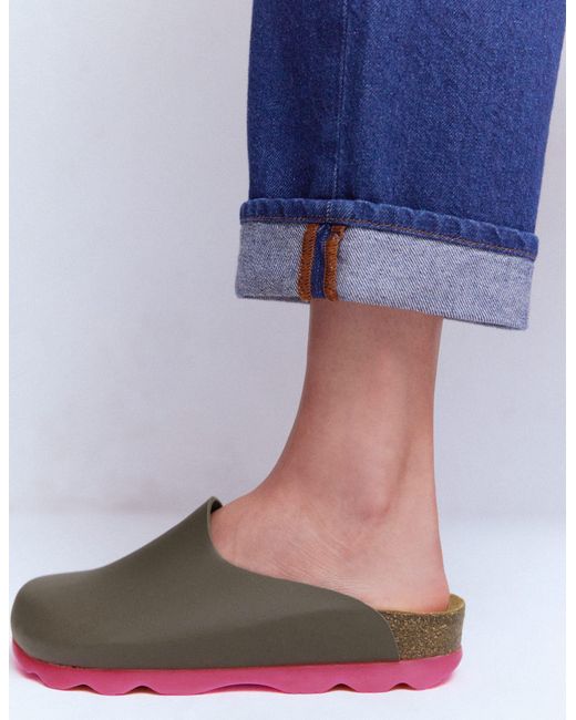 Boden Multicolor Lyla Colour Block Clogs