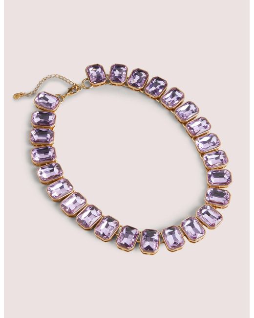 Boden Pink Chunky Jewelled Necklace