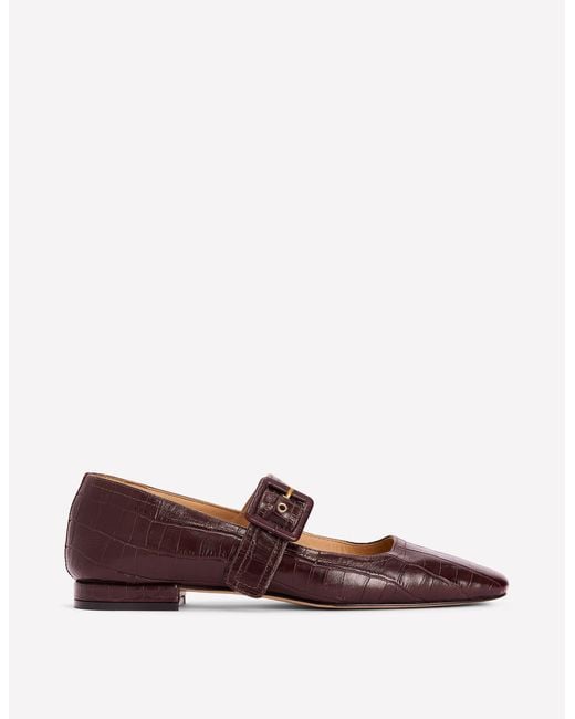 Boden Brown Vic Chisel Toe Mary Janes